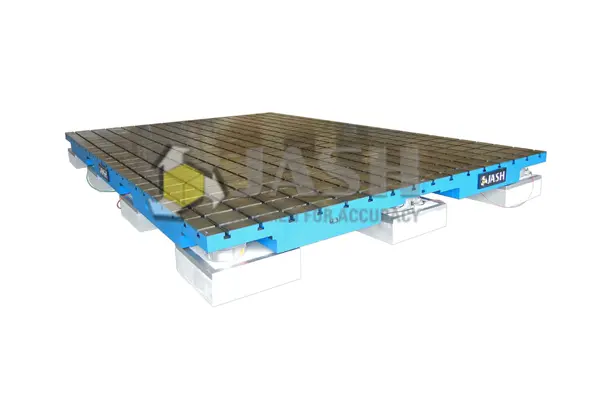 Cross T Slotted Bed Plate With Air Springs